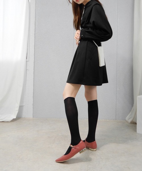 minia（ミニア）の「メリージェーンポインテッドエナメルパンプス（パンプス・レディース・アイボリー/ブラック/ピンク・M/S/L）」の10枚目の写真