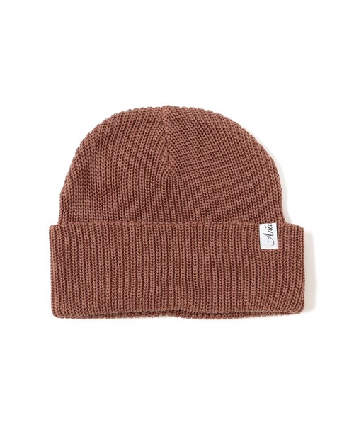 BEAMS HEART（ビームスハート）の「BEAMS HEART / ミニタグ ワッチキャップ（ニットキャップ/ビーニー・レディース・レッド系その他2/ブルー/ホワイト系その他5/ブラック・ONE SIZE）」の10枚目の写真