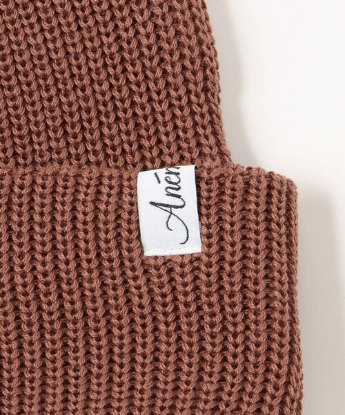 BEAMS HEART（ビームスハート）の「BEAMS HEART / ミニタグ ワッチキャップ（ニットキャップ/ビーニー・レディース・レッド系その他2/ブルー/ホワイト系その他5/ブラック・ONE SIZE）」の11枚目の写真