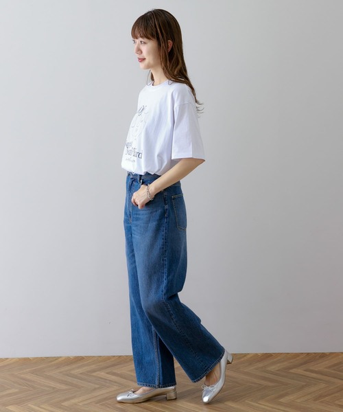 URBAN RESEARCH Sonny Label（アーバンリサーチサニーレーベル）の「ニュアンスアートプリントTシャツ（Tシャツ/カットソー・レディース・チャコールグレー/オフホワイト/ホワイト系その他・FREE）」の12枚目の写真