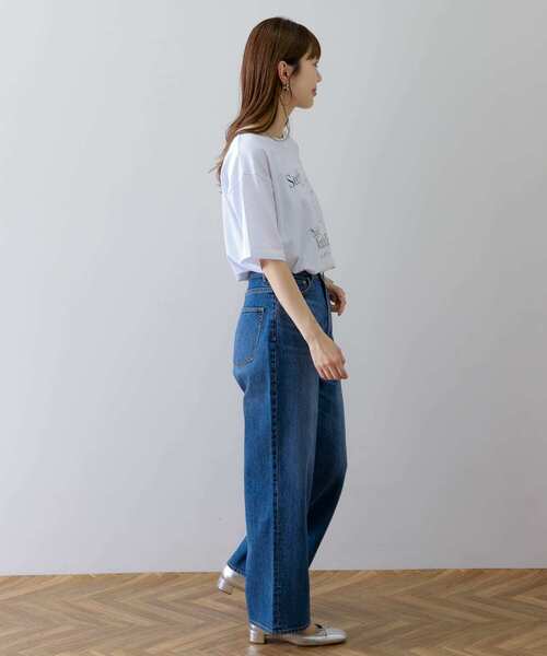 URBAN RESEARCH Sonny Label（アーバンリサーチサニーレーベル）の「ニュアンスアートプリントTシャツ（Tシャツ/カットソー・レディース・チャコールグレー/オフホワイト/ホワイト系その他・FREE）」の13枚目の写真