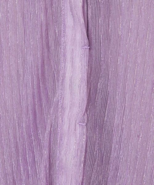 JEANASIS（ジーナシス）の「ラメシアーシャツLS/977406（シャツ/ブラウス・レディース・ベージュ/パープル/ブラック・FREE）」の14枚目の写真