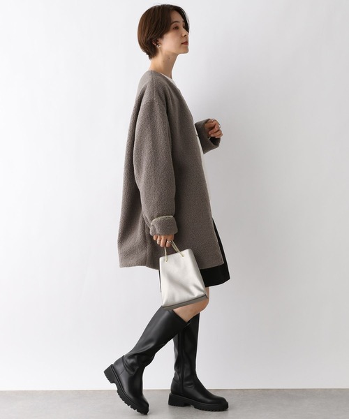 LEPSIM(レプシィム)の「ハイウエストキュロットパンツ 964571(その他パンツ・レディース・ブラウン/ベージュ/ブラック・FREE)」の4枚目の写真