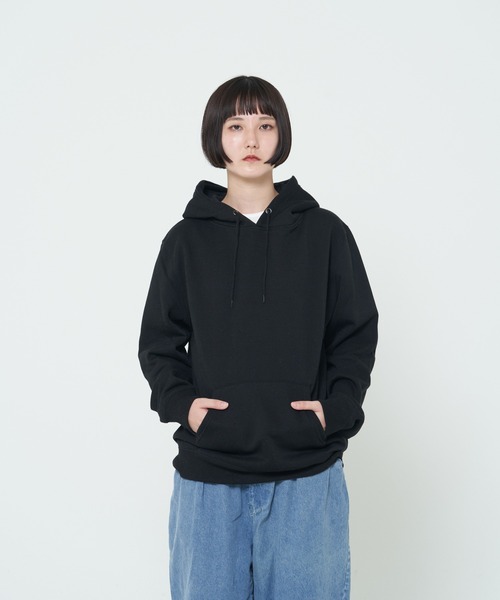 CORISCO（コリスコ）の「裏起毛無地プルパーカー(M1)（パーカー・メンズ・グレー/ブラック/オートミール/ネイビー/ダークグリーン・LARGE/MEDIUM/X-LARGE）」の2枚目の写真