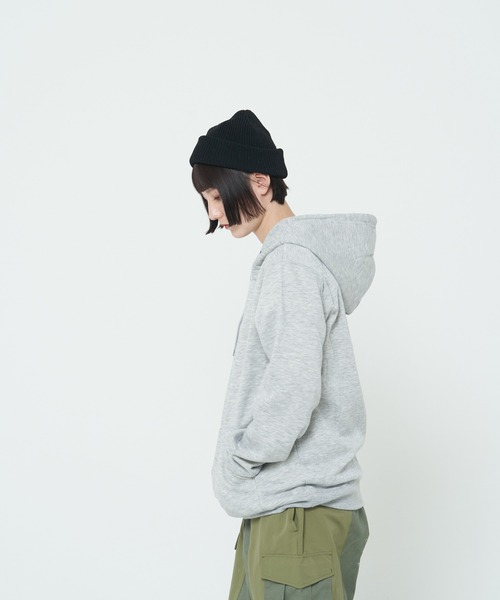 CORISCO（コリスコ）の「裏起毛無地プルパーカー(M1)（パーカー・メンズ・グレー/ブラック/オートミール/ネイビー/ダークグリーン・LARGE/MEDIUM/X-LARGE）」の11枚目の写真