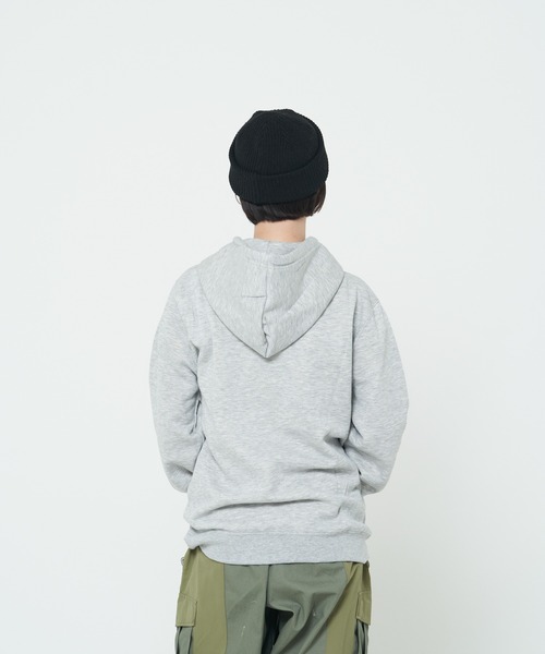 CORISCO（コリスコ）の「裏起毛無地プルパーカー(M1)（パーカー・メンズ・グレー/ブラック/オートミール/ネイビー/ダークグリーン・LARGE/MEDIUM/X-LARGE）」の12枚目の写真