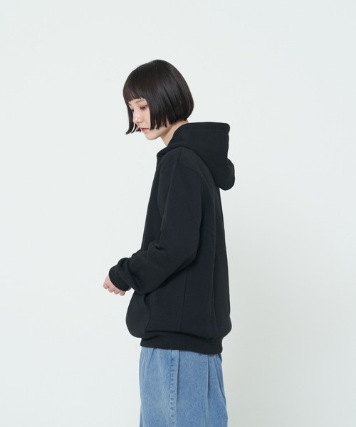 CORISCO（コリスコ）の「裏起毛無地プルパーカー(M1)（パーカー・メンズ・グレー/ブラック/オートミール/ネイビー/ダークグリーン・LARGE/MEDIUM/X-LARGE）」の7枚目の写真