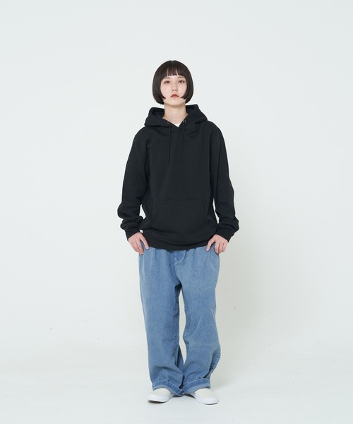 CORISCO（コリスコ）の「裏起毛無地プルパーカー(M1)（パーカー・メンズ・グレー/ブラック/オートミール/ネイビー/ダークグリーン・LARGE/MEDIUM/X-LARGE）」の9枚目の写真