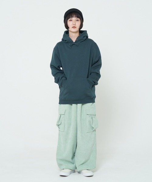 CORISCO（コリスコ）の「裏起毛無地プルパーカー(M1)（パーカー・メンズ・グレー/ブラック/オートミール/ネイビー/ダークグリーン・LARGE/MEDIUM/X-LARGE）」の21枚目の写真