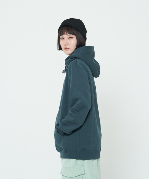 CORISCO（コリスコ）の「裏起毛無地プルパーカー(M1)（パーカー・メンズ・グレー/ブラック/オートミール/ネイビー/ダークグリーン・LARGE/MEDIUM/X-LARGE）」の19枚目の写真