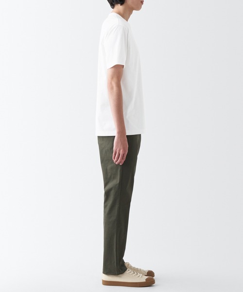 無印良品(ムジルシリョウヒン)の「【ZOZO限定ワッペン付】天竺編みクルーネック半袖Tシャツ(Tシャツ/カットソー・メンズ・ホワイト系その他/ホワイト系その他2/ホワイト系その他3・S/M/XS/XL/L)」の6枚目の写真