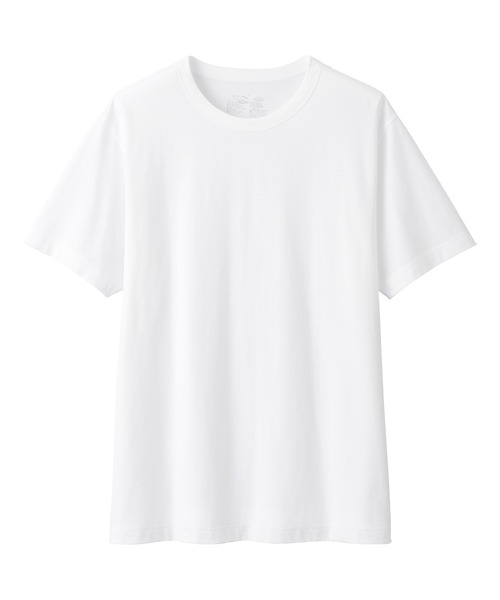 無印良品(ムジルシリョウヒン)の「【ZOZO限定ワッペン付】天竺編みクルーネック半袖Tシャツ(Tシャツ/カットソー・メンズ・ホワイト系その他/ホワイト系その他2/ホワイト系その他3・S/M/XS/XL/L)」の9枚目の写真