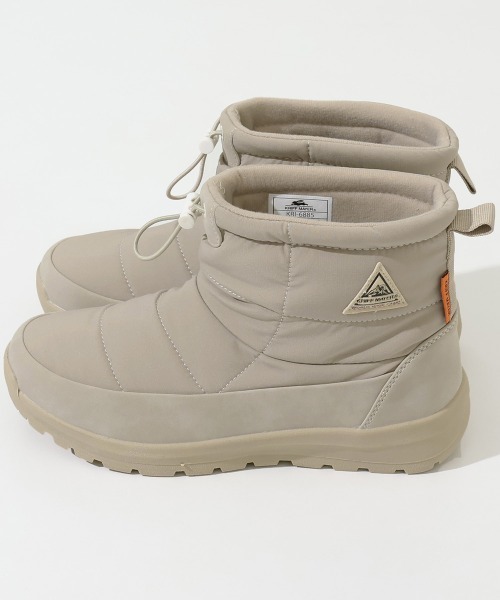 KRIFF MAYER（クリフメイヤー）の「【防水 防滑 防寒】スノーブーツ(ドローコード)（ブーツ・レディース・ブラック/アイボリー/チャコール/ベージュ・24/23.5/24.5/23）」の9枚目の写真