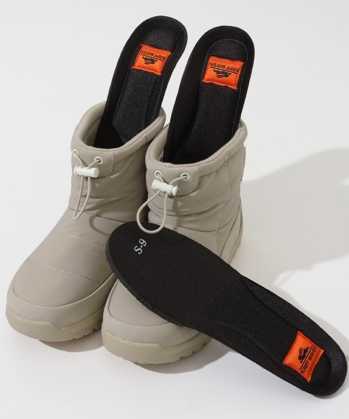KRIFF MAYER（クリフメイヤー）の「【防水 防滑 防寒】スノーブーツ(ドローコード)（ブーツ・レディース・ブラック/アイボリー/チャコール/ベージュ・24/23.5/24.5/23）」の10枚目の写真