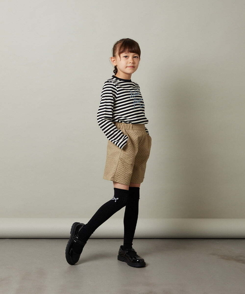 a.v.v（アーヴェヴェ）の「[140-150]【セットアップ対応】フクレショートパンツ（その他パンツ・キッズ・ベージュ/ブラック・140/150）」の11枚目の写真