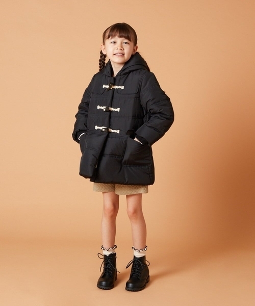 a.v.v（アーヴェヴェ）の「[140-150]【セットアップ対応】フクレショートパンツ（その他パンツ・キッズ・ベージュ/ブラック・140/150）」の17枚目の写真