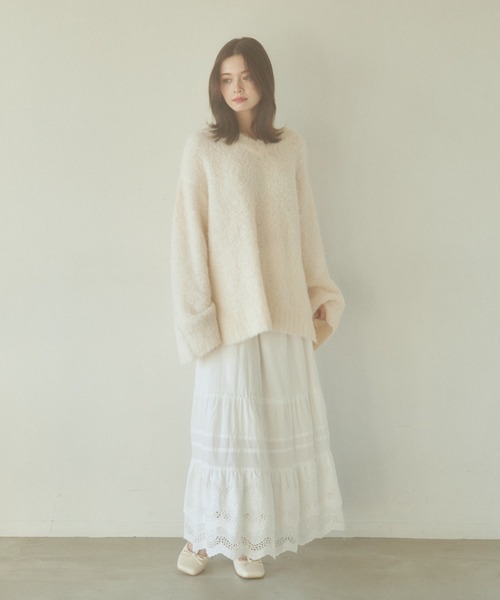 pomiii（ポミー）の「オーバーサイズフレアニット（ニット/セーター