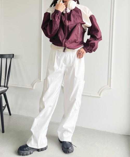 CLEA（クレア）の「スタンドカラーマウンテンパーカー（ブルゾン・レディース・レッド/グレー・M）」の19枚目の写真