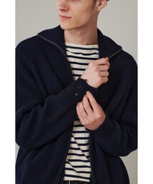 Bshop | ATOMOFACTORY | ダメージ ジップアップカーディガン MEN(カーディガン/ボレロ)