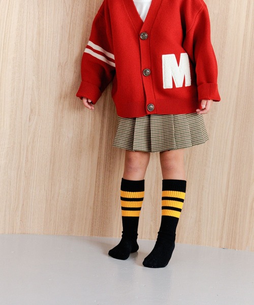 LOWRYS FARM(ローリーズファーム)の「フトラインハイソックス 979828(ソックス/靴下・キッズ・ピンク/ネイビー/ブラック/パープル/グリーン・LARGE/MEDIUM)」の3枚目の写真