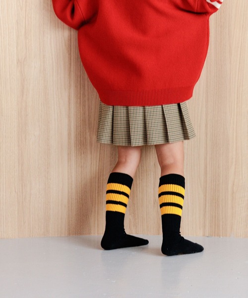 LOWRYS FARM(ローリーズファーム)の「フトラインハイソックス 979828(ソックス/靴下・キッズ・ピンク/ネイビー/ブラック/パープル/グリーン・LARGE/MEDIUM)」の9枚目の写真