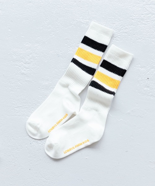 LOWRYS FARM(ローリーズファーム)の「フトラインハイソックス 979828(ソックス/靴下・キッズ・ピンク/ネイビー/ブラック/パープル/グリーン・LARGE/MEDIUM)」の16枚目の写真