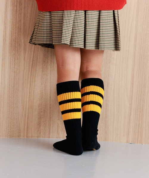 LOWRYS FARM(ローリーズファーム)の「フトラインハイソックス 979828(ソックス/靴下・キッズ・ピンク/ネイビー/ブラック/パープル/グリーン・LARGE/MEDIUM)」の10枚目の写真