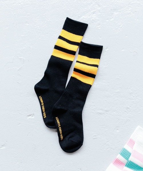 LOWRYS FARM(ローリーズファーム)の「フトラインハイソックス 979828(ソックス/靴下・キッズ・ピンク/ネイビー/ブラック/パープル/グリーン・LARGE/MEDIUM)」の17枚目の写真