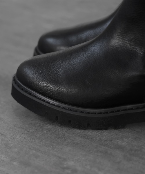 Bou Jeloud（ブージュルード）の「ニットサイドゴアショートブーツ（ブーツ・レディース・ブラック・M/L）」の11枚目の写真