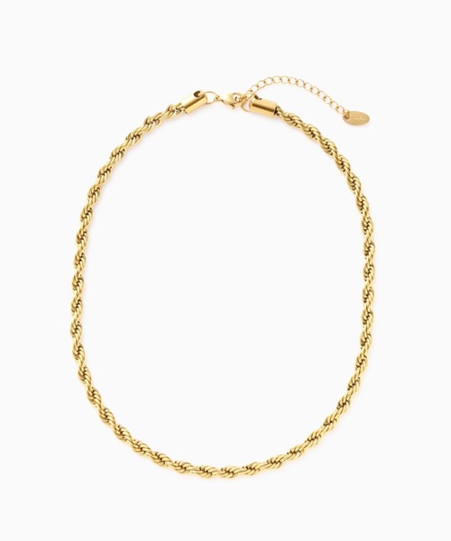 TUWAKRIM（トゥワクリム）の「(TUWAKRIM)<シルバーROSE BUD限定カラー>ツイストチェーンネックレス（ネックレス・レディース・シルバー/ゴールド・FREE）」の4枚目の写真