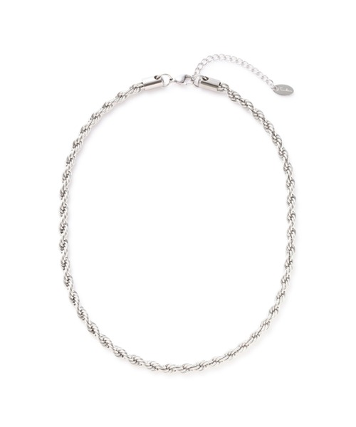 TUWAKRIM（トゥワクリム）の「(TUWAKRIM)<シルバーROSE BUD限定カラー>ツイストチェーンネックレス（ネックレス・レディース・シルバー/ゴールド・FREE）」の8枚目の写真