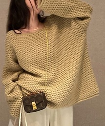 ロービングBIGニットプルオーバー