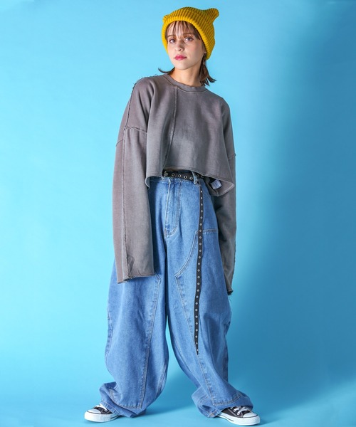 an meets zakka（アンミツザッカ）の「an meets zakka 猫耳ニット帽（ニットキャップ/ビーニー・レディース・オレンジ/ベージュ/グレー/ブルー/パープル/ブラック/イエロー/ホワイト/ネイビー/レッド/グリーン/ピンク・ONE SIZE/ONESIZE）」の14枚目の写真