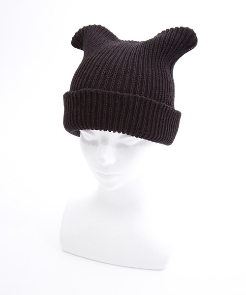 an meets zakka 猫耳ニット帽 / ニットキャップ ビーニー ネコ耳