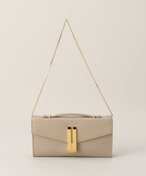 DEMELLIER ベージュ ハンドバッグ DEMELLIER(デメリエール)】 THE NEW YORK SHOULDER ハンドバッグ