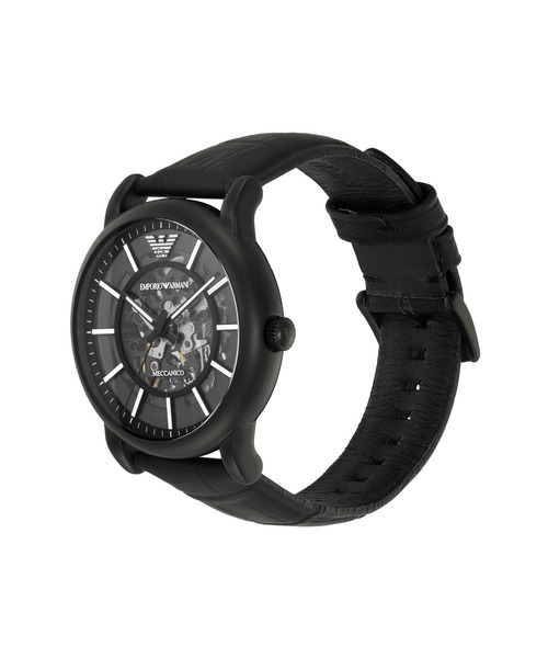 EMPORIO ARMANI(エンポリオアルマーニ)の「エンポリオ・アルマーニ 腕時計 メンズ アナログ レザー AR60008(アナログ腕時計・メンズ・ブラック・FREE)」の3枚目の写真