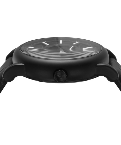 EMPORIO ARMANI(エンポリオアルマーニ)の「エンポリオ・アルマーニ 腕時計 メンズ アナログ レザー AR60008(アナログ腕時計・メンズ・ブラック・FREE)」の4枚目の写真
