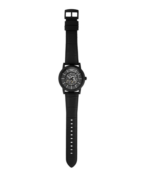EMPORIO ARMANI(エンポリオアルマーニ)の「エンポリオ・アルマーニ 腕時計 メンズ アナログ レザー AR60008(アナログ腕時計・メンズ・ブラック・FREE)」の6枚目の写真