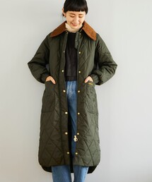 Barbour ロングコート サイズ10 オリーブ Barbour Classic 3/4 Three Quarter Coat Olive Small バブアー
