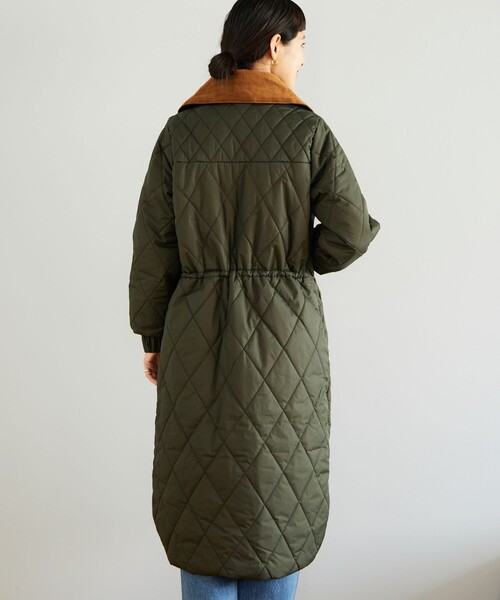 Barbour ロングコート サイズ10 オリーブ Barbour Classic 3/4 Three Quarter Coat Olive Small バブアー