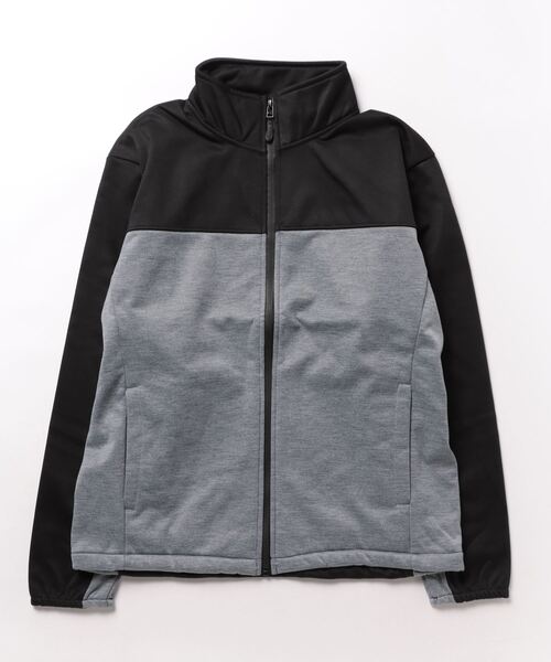 STYLEBLOCK(スタイルブロック)の「防風カット切替え止水ZIPブルゾン(ブルゾン・メンズ・チャコール/ネイビー/杢グレー/カーキ・L/M/LL)」の7枚目の写真