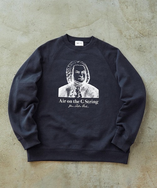 EMMA CLOTHES(エマクローズ)の「【Beethoven/Bach】偉人デザイン ヘビーウェイトオーバーサイズラグランスウェット EMMA CLOTHES(スウェット・メンズ・トップグレー/ネイビー/ブラック/アイボリー・M/L)」の17枚目の写真