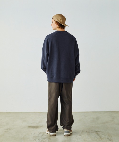 EMMA CLOTHES(エマクローズ)の「【Beethoven/Bach】偉人デザイン ヘビーウェイトオーバーサイズラグランスウェット EMMA CLOTHES(スウェット・メンズ・トップグレー/ネイビー/ブラック/アイボリー・M/L)」の12枚目の写真