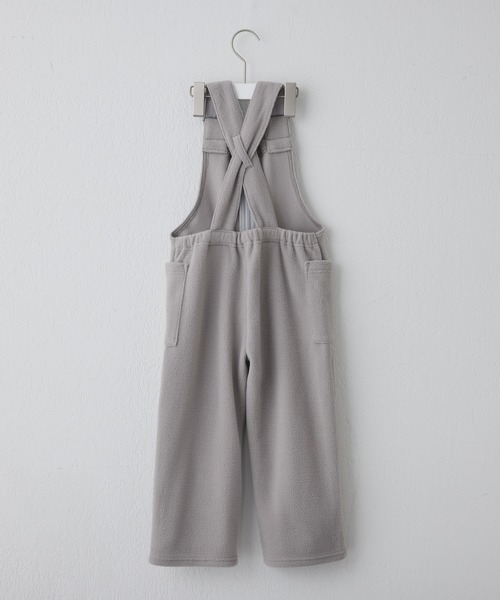 CIAOPANIC TYPY（チャオパニックティピー）の「【KIDS】サイドポケットフリースフィッシングサロペット（サロペット/オーバーオール・キッズ・グレイッシュベージュ/ブラック・XXL/L/M/S/XL）」の7枚目の写真