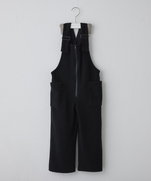 CIAOPANIC TYPY（チャオパニックティピー）の「【KIDS】サイドポケットフリースフィッシングサロペット（サロペット/オーバーオール・キッズ・グレイッシュベージュ/ブラック・XXL/L/M/S/XL）」の8枚目の写真