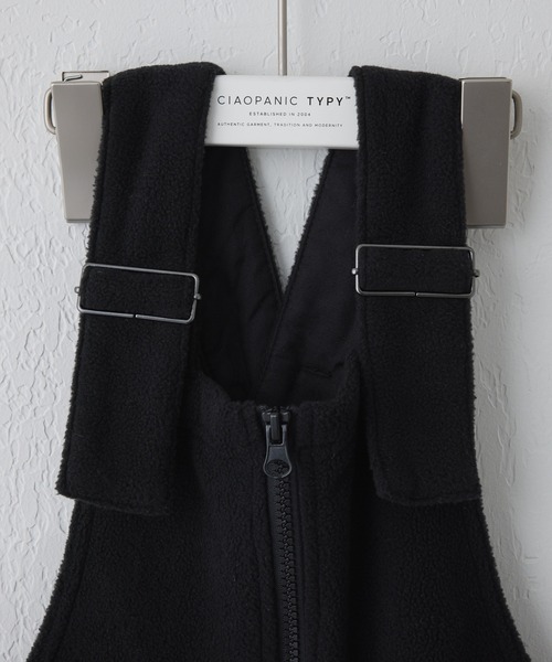 CIAOPANIC TYPY（チャオパニックティピー）の「【KIDS】サイドポケットフリースフィッシングサロペット（サロペット/オーバーオール・キッズ・グレイッシュベージュ/ブラック・XXL/L/M/S/XL）」の10枚目の写真