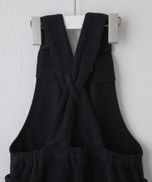 CIAOPANIC TYPY（チャオパニックティピー）の「【KIDS】サイドポケットフリースフィッシングサロペット（サロペット/オーバーオール・キッズ・グレイッシュベージュ/ブラック・XXL/L/M/S/XL）」の14枚目の写真