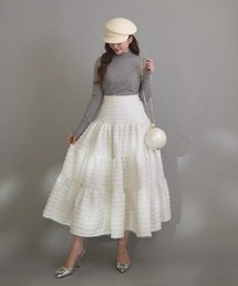 LADYM（ラディム）の「【LADYM】Classic Tweed Tiered Skirt（スカート）」
