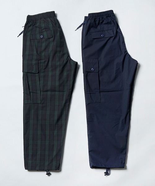 JACKSON MATISSE(ジャクソンマティス)の「【JACKSON MATISSE/ジャクソンマティス】NEW VIETNAM JUNGLE FATIGUE カーゴパンツ チェック柄(カーゴパンツ・メンズ・ネイビー/ブラック系その他・MEDIUM)」の5枚目の写真