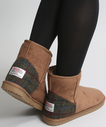 HARRIS TWEED | ∴WEGO/HarrisTweed ムートンタッチブーツ(ブーツ)